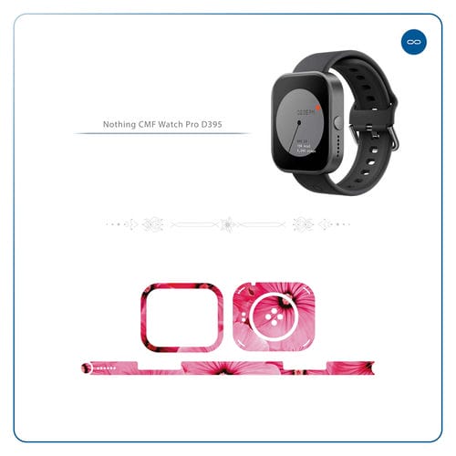 Nothing_CMF Watch Pro D395_Pink_Flower_2
